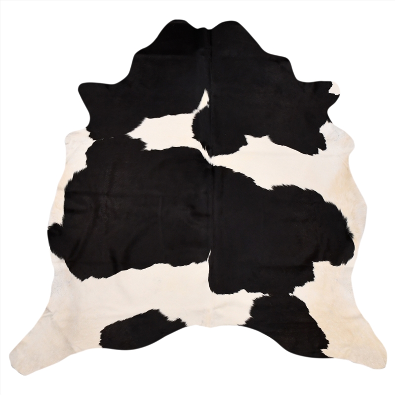 Genuine Cowhide Rug Black and White 3.40 - 4sqm/Product Detail/Homewares
