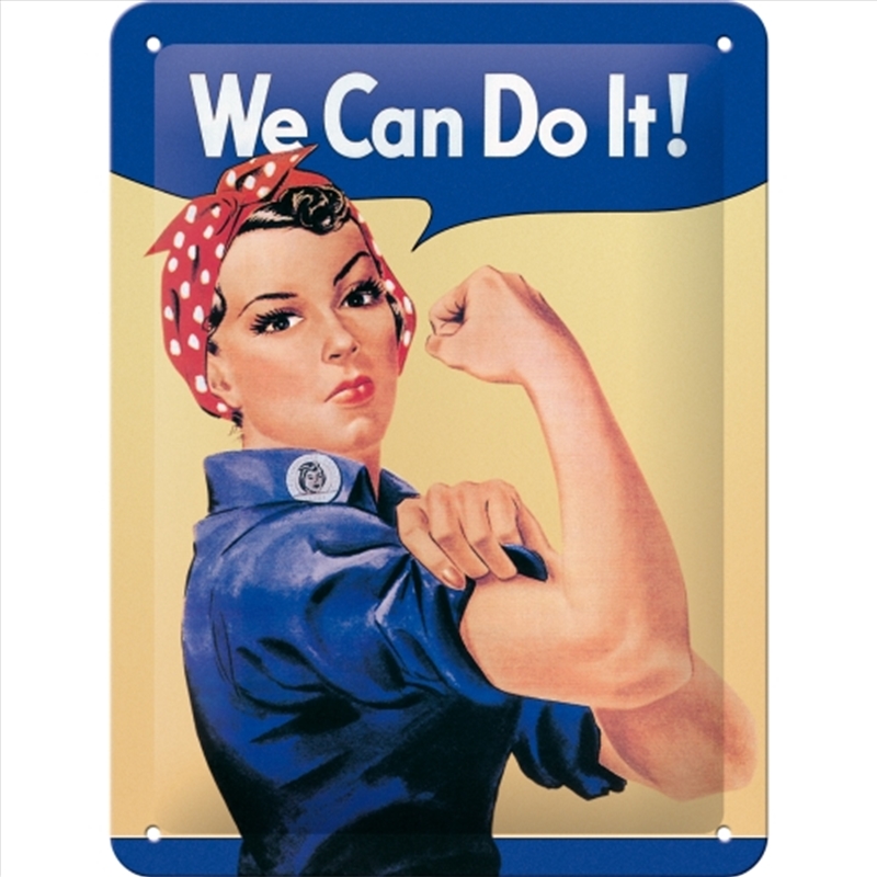 Nostalgic-Art Small Sign We Can Do It 15x20x0.3cm/Product Detail/Posters & Prints
