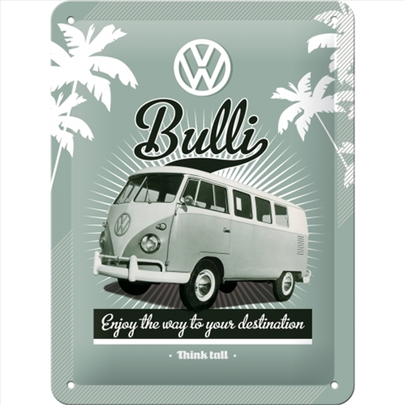 Nostalgic-Art Small Sign Volkswagen Retro Bulli 15x20x0.3cm/Product Detail/Posters & Prints