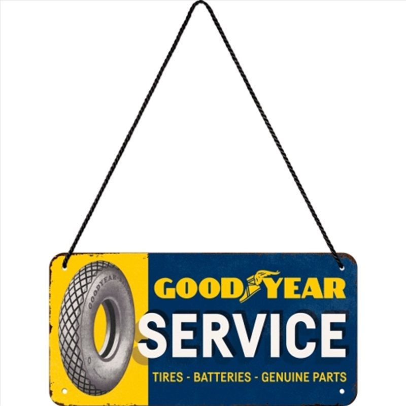 Nostalgic-Art Hanging Sign Goodyear - Service 20x10x0.2cm/Product Detail/Posters & Prints