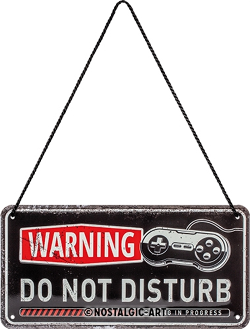 Nostalgic-Art Hanging Sign Gaming - Do Not Disturb 20x10x0.2cm/Product Detail/Posters & Prints