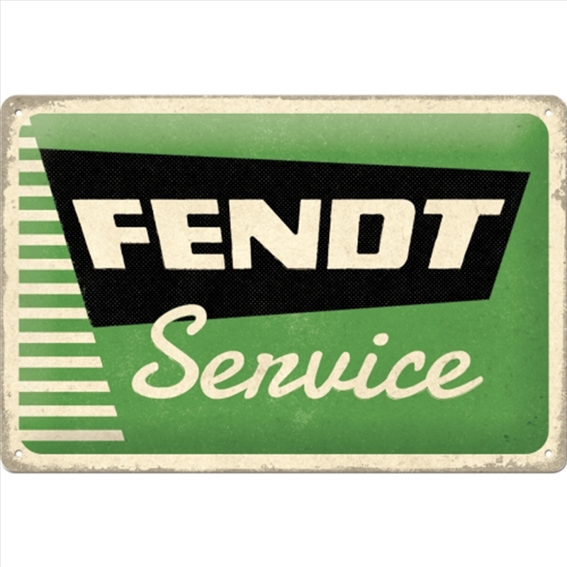 Nostalgic-Art Medium Sign Fendt Service 20x30cm 20x30x0.5cm/Product Detail/Posters & Prints