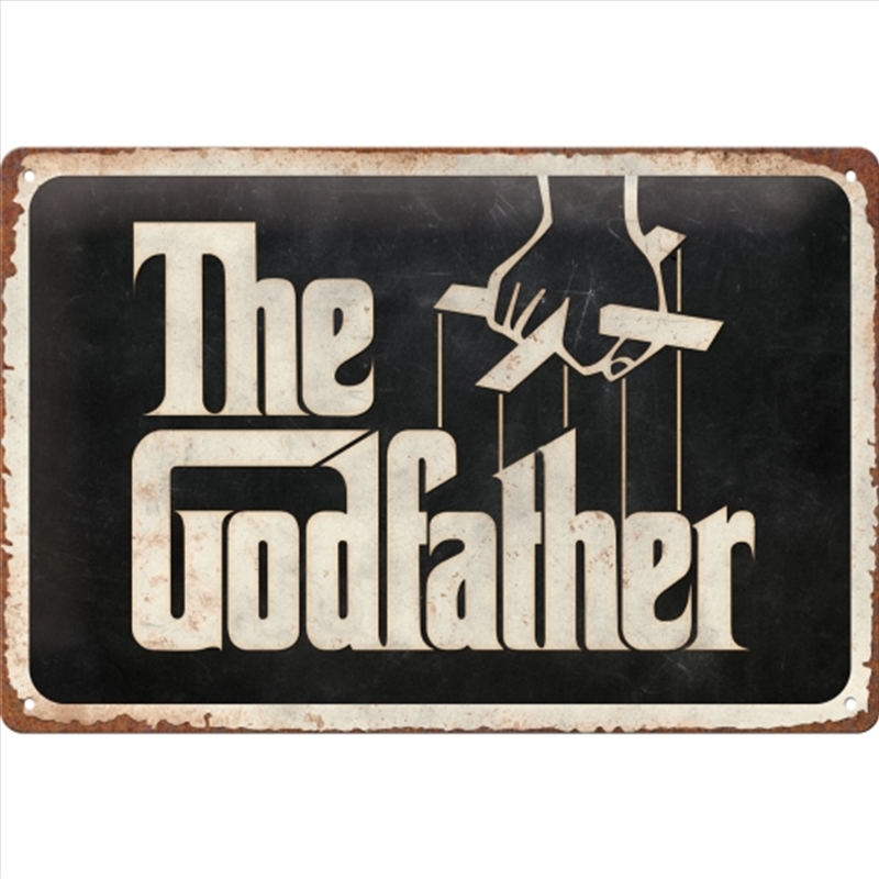 Nostalgic-Art Medium Sign Godfather Logo 20x30x0.5cm/Product Detail/Posters & Prints