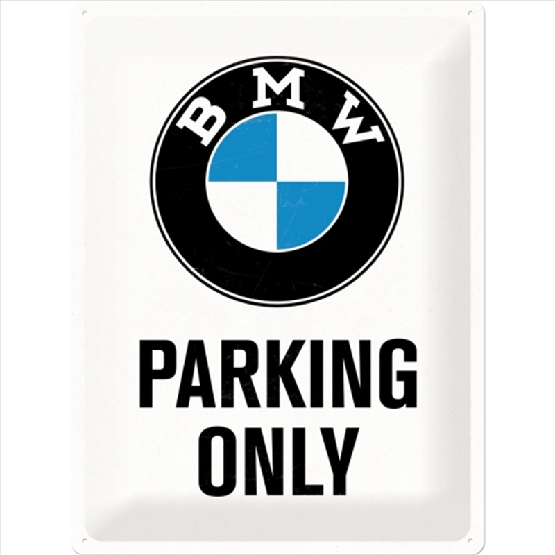 Nostalgic-Art Large Sign BMW Parking Only 30x40x0.5cm/Product Detail/Posters & Prints