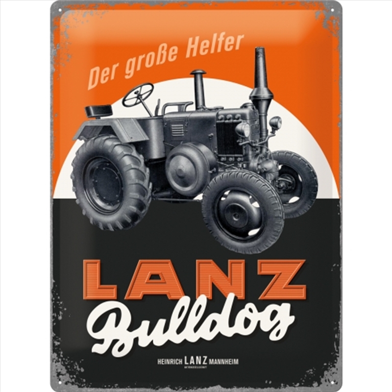 Nostalgic-Art Large Sign Lanz Bulldog 30x40cm 30x40x0.5cm/Product Detail/Posters & Prints