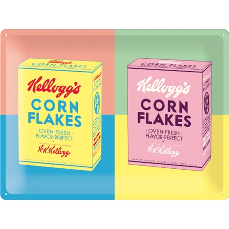 Nostalgic-Art Large Sign Kellogg's - Packaging Pop Art 30x40x0.5cm/Product Detail/Posters & Prints