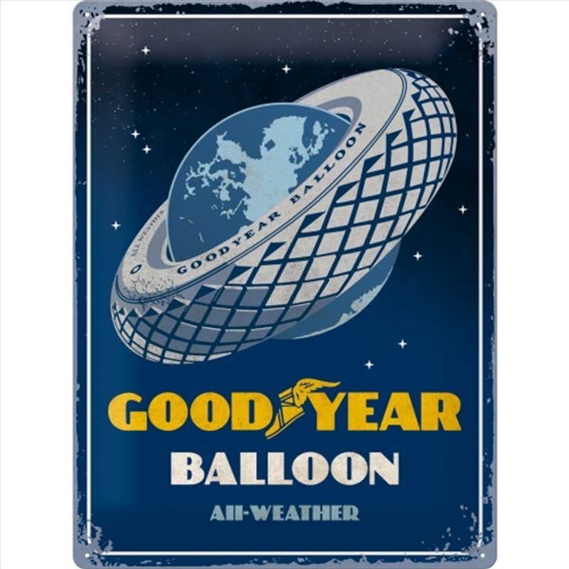 Nostalgic-Art Large Sign Goodyear Balloon Tire 30x40x0.5cm/Product Detail/Posters & Prints
