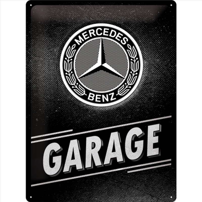 Nostalgic-Art Large Sign Mercedes-Benz Garage 30x40x0.5cm/Product Detail/Posters & Prints