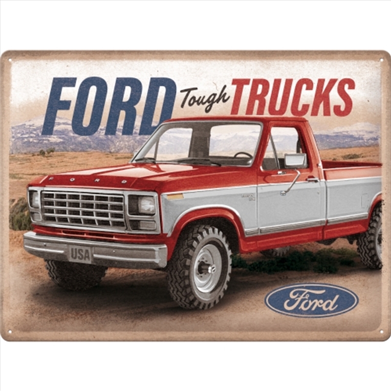 Nostalgic-Art Large Sign Ford Tough Trucks F250 Ranger Special Edition 30x40x0.5cm/Product Detail/Posters & Prints