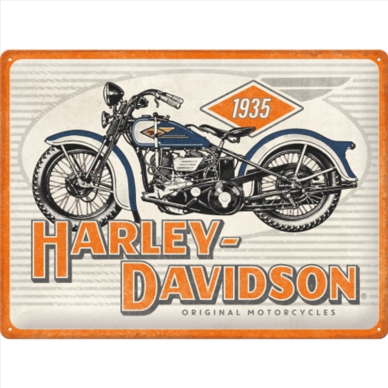 Nostalgic-Art Large Sign Harley-Davidson - Motorcycles 1935 30x40x0.5cm/Product Detail/Posters & Prints