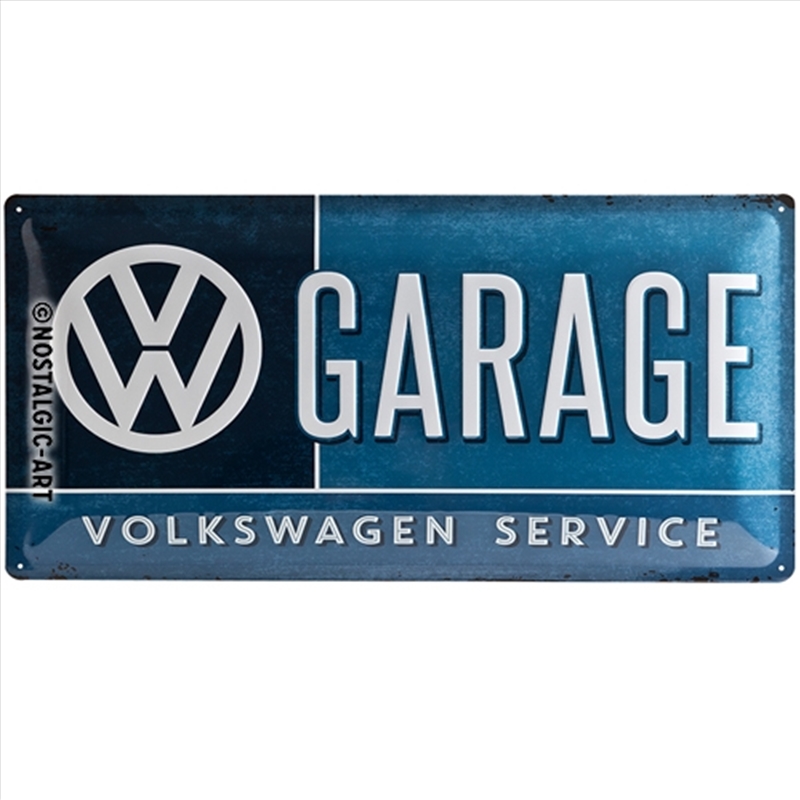 Nostalgic-Art Long Sign VW Garage 25x50x0.3cm/Product Detail/Posters & Prints