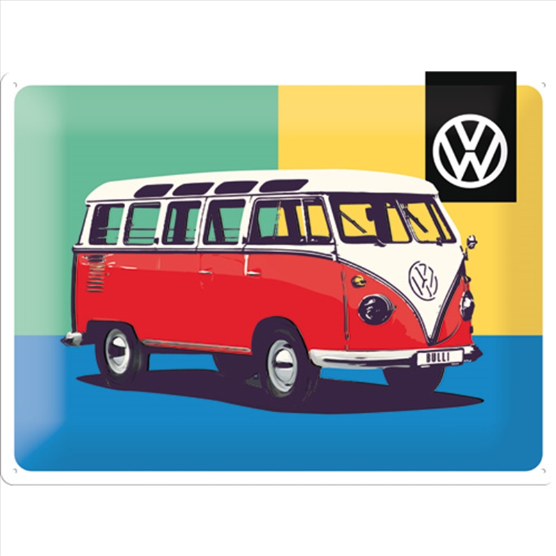 Nostalgic-Art Large Sign VW Bulli - Pop Art 30x40x0.5cm/Product Detail/Posters & Prints