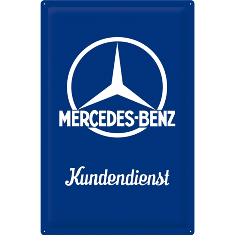 Nostalgic-Art XL Sign Mercedes-Benz Customer Service 40x60x0.5cm/Product Detail/Posters & Prints