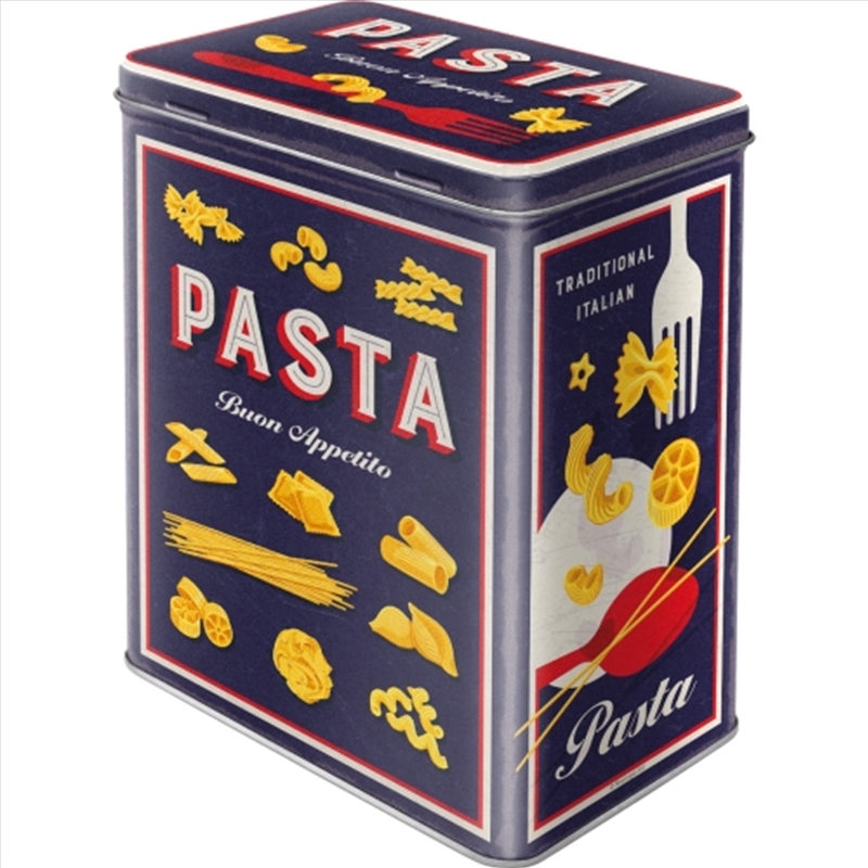 Nostalgic-Art Tin Storage Box Large Pasta Variety 10x14x20cm/Product Detail/Homewares