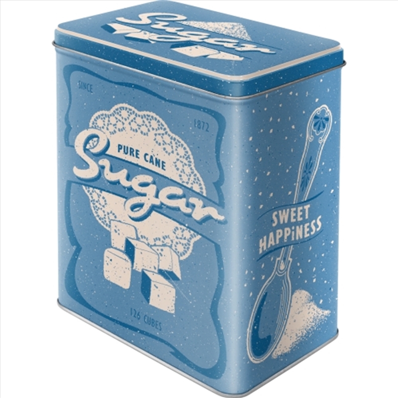 Nostalgic-Art Tin Storage Box Large Sugar 10x14x20cm/Product Detail/Homewares