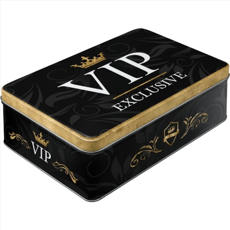 Nostalgic-Art Flat Storage Tin VIP Exclusive 3D 23x16x7cm/Product Detail/Homewares