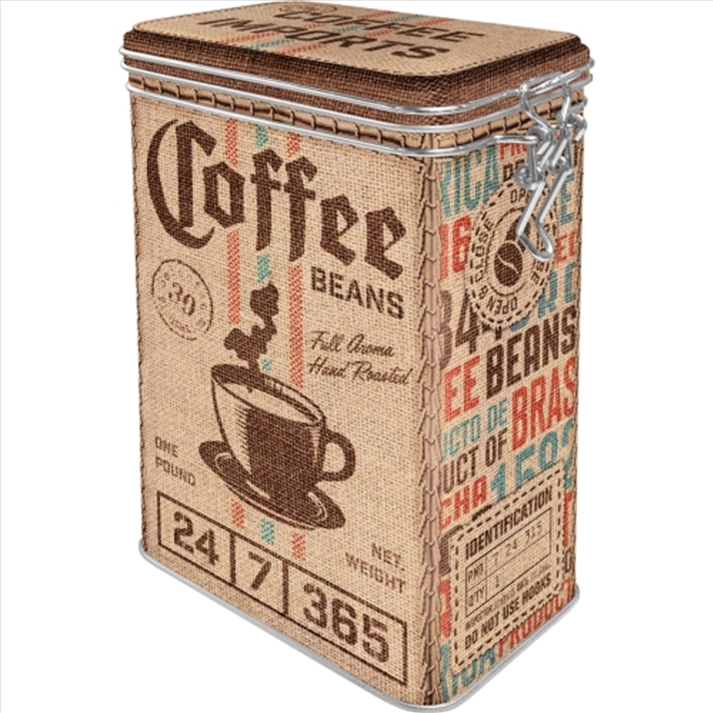 Nostalgic-Art Clip Top Storage Tin Coffee Sack 7.5x11x17.5cm/Product Detail/Homewares