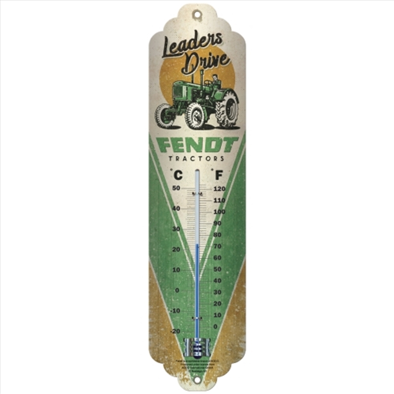 Nostalgic-Art Thermometer Fendt - Leaders Drive Fendt 28x6.5x2cm/Product Detail/Homewares