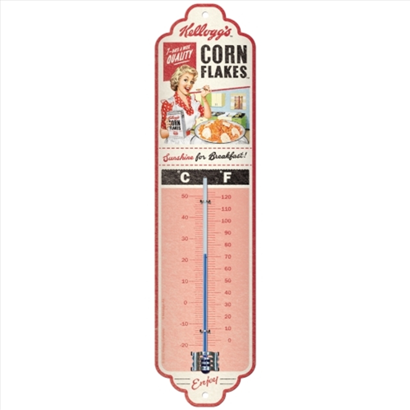 Nostalgic-Art Thermometer Kellogg's - Sunshine Breakfast 28x6.5x2cm/Product Detail/Homewares