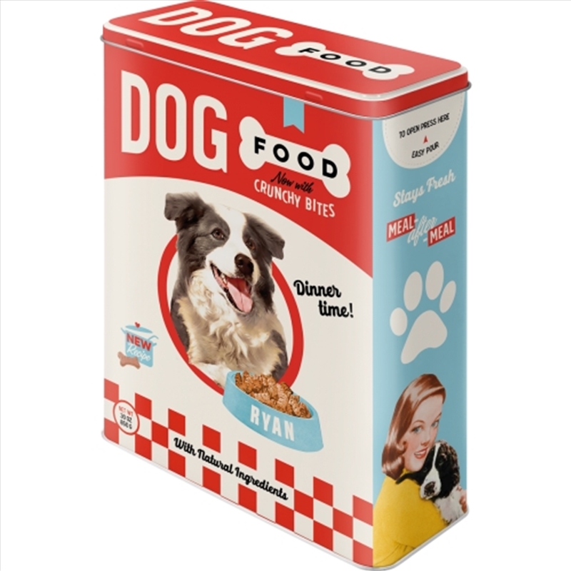 Nostalgic-Art Tin Storage Box XL Dog Food 8x19x26cm/Product Detail/Homewares