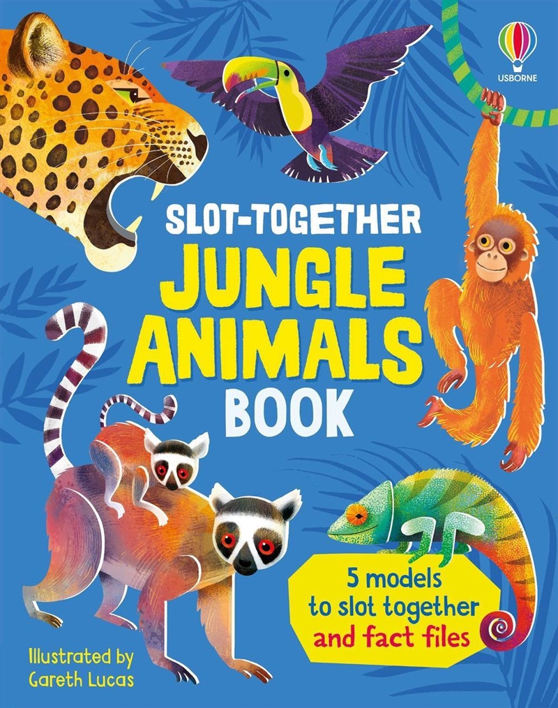 Slot-Together Jungle Animals Book/Product Detail/Kids Activity Books