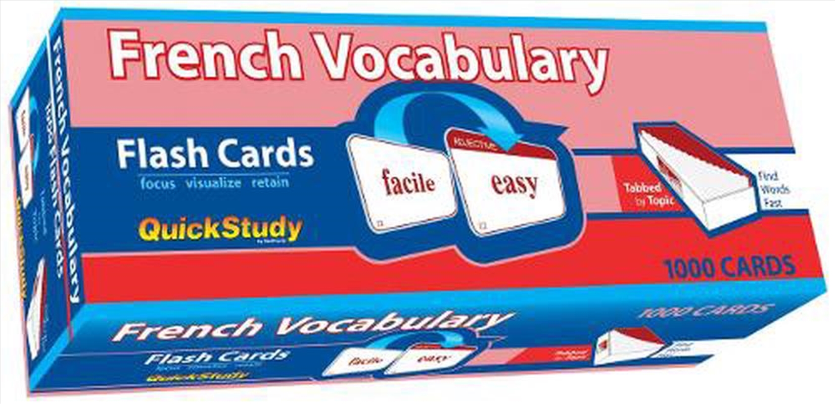 French Vocabulary Flash Cards/Product Detail/Language & Linguistics