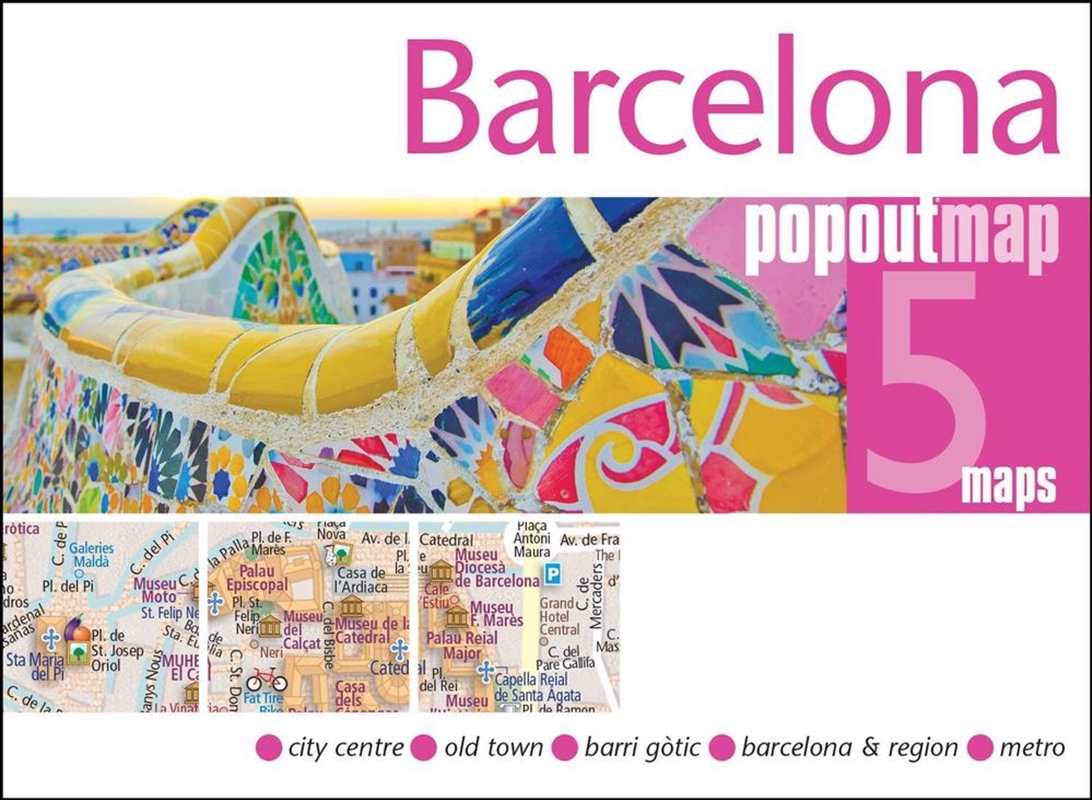 Barcelona PopOut Map/Product Detail/Travel & Holidays