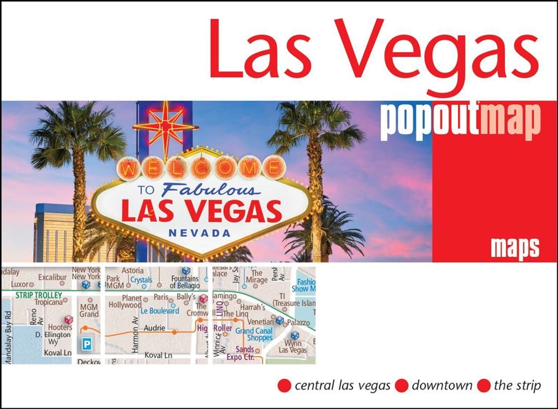 Las Vegas PopOut Map/Product Detail/Travel & Holidays