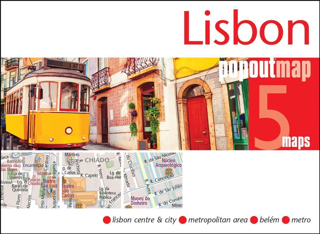 Lisbon PopOut Map - pocket-size, pop-up map of Lisbon/Product Detail/Travel & Holidays