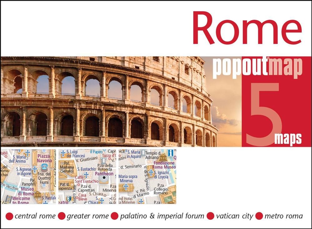 Rome PopOut Map/Product Detail/Travel & Holidays
