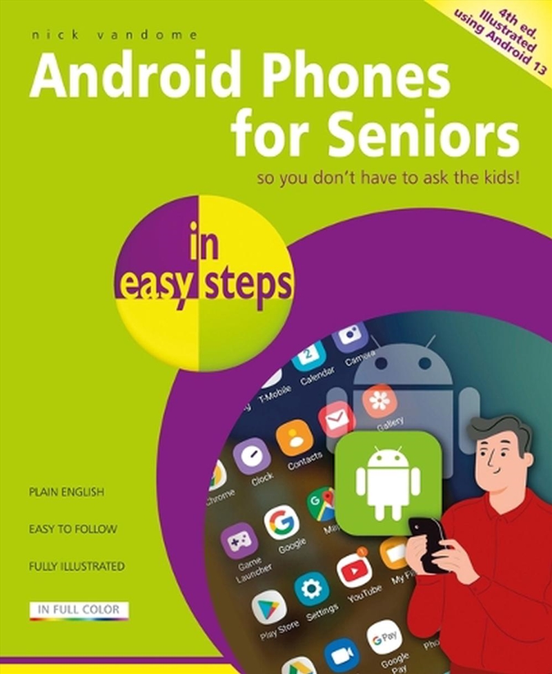 Android Phones for Seniors in easy steps/Product Detail/Media