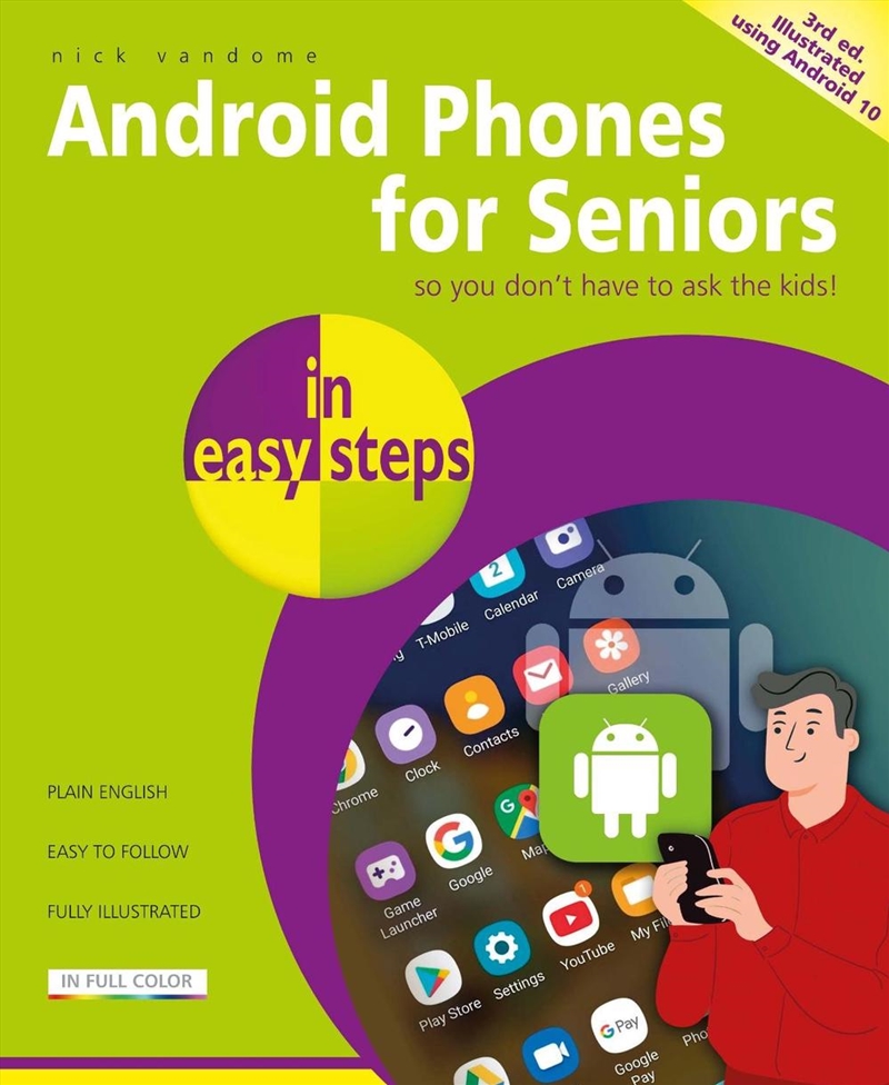 Android Phones for Seniors in easy steps/Product Detail/Media