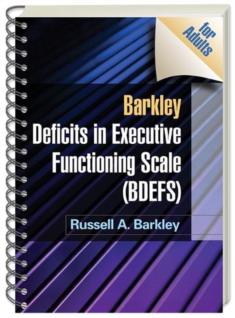 Barkley Deficits in Executive Functioning Scale (BDEFS for Adults), (Wire-Bound Paperback)/Product Detail/Healthcare