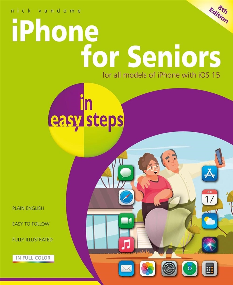 iPhone for Seniors in easy steps/Product Detail/Media