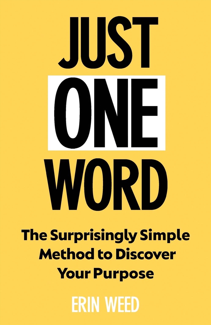 Just One Word/Product Detail/Self Help & Personal Development