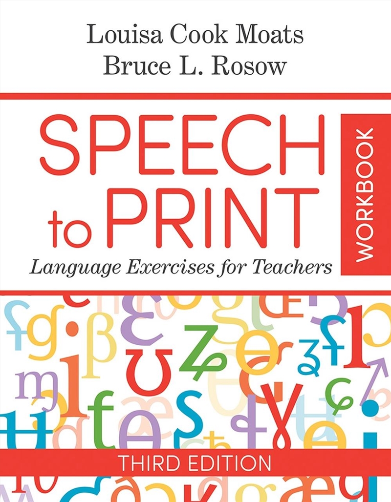 Speech to Print Workbook/Product Detail/Teaching