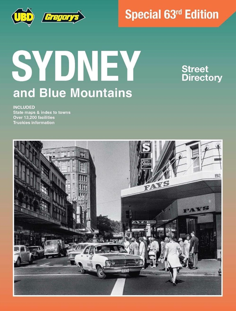 Sydney & the Blue Mountains Street Directory 63rd Edition/Product Detail/Travel & Holidays