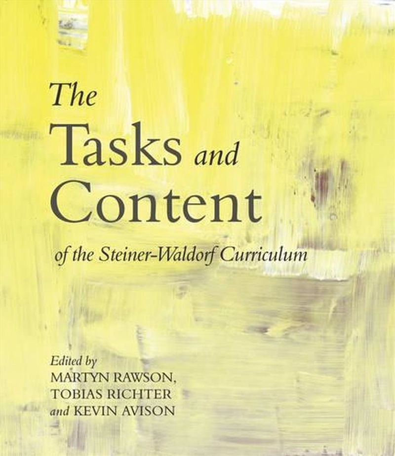 The Tasks and Content of the Steiner-Waldorf Curriculum/Product Detail/Religion & Beliefs