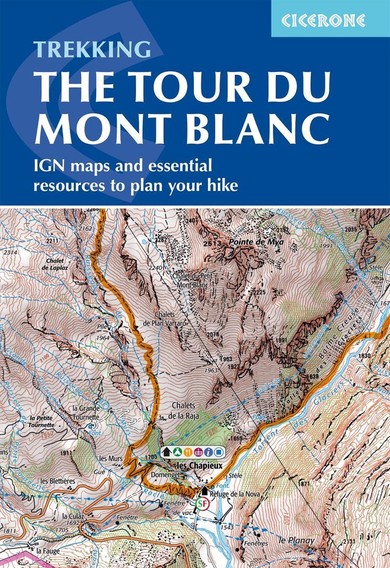 Tour du Mont Blanc Map Booklet/Product Detail/Sport & Recreation