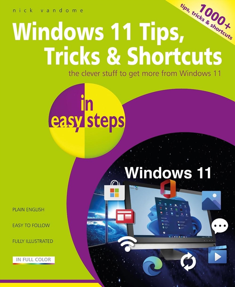 Windows 11 Tips, Tricks & Shortcuts in easy steps/Product Detail/Media
