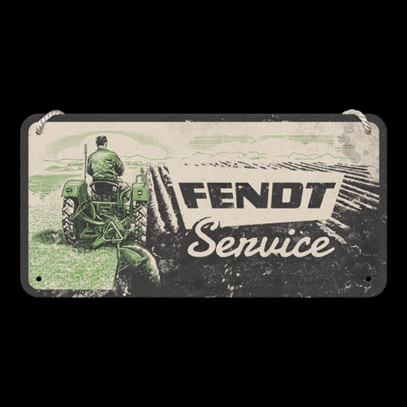 Nostalgic-Art Hanging Sign Fendt Field Service 20x10x0.2cm/Product Detail/Posters & Prints
