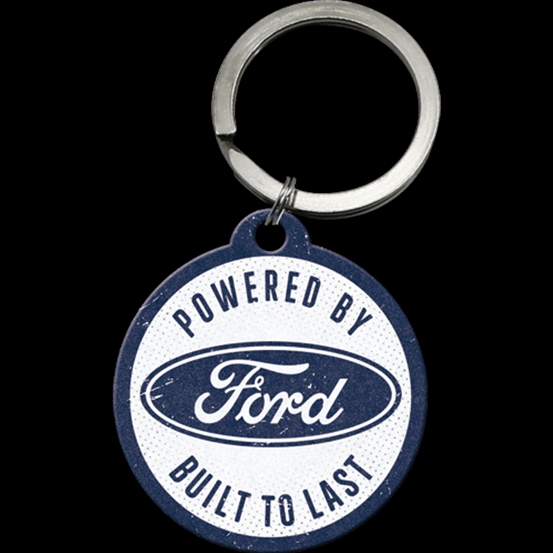 Nostalgic-Art Keyring Round Ford - Built To Last 7.5x4x0.3cm/Product Detail/Keyrings