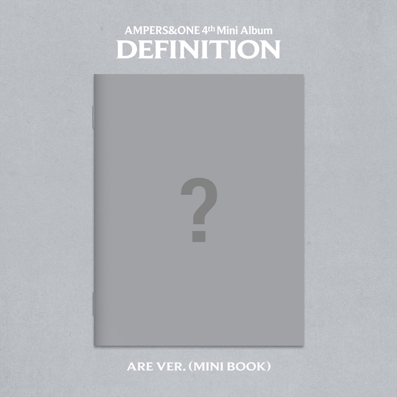 4th Mini Album Definition Are Ver/Product Detail/World
