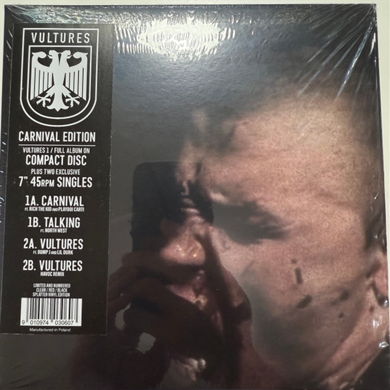 Vultures 1: Carnival Edition - Clear/Red/Black Splatter Vinyl/Product Detail/Rap