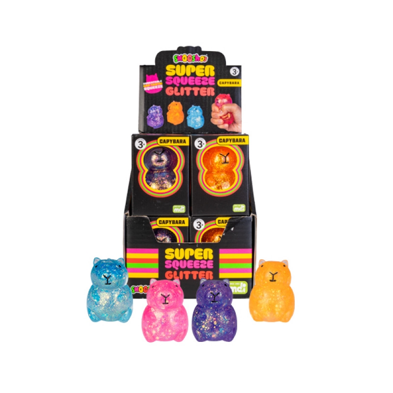Smooshos Super Sqeeze Glittter Capybara (SENT AT RANDOM)/Product Detail/Toys