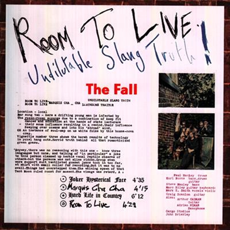 Room To Live - Coloured Vinyl/Product Detail/Punk