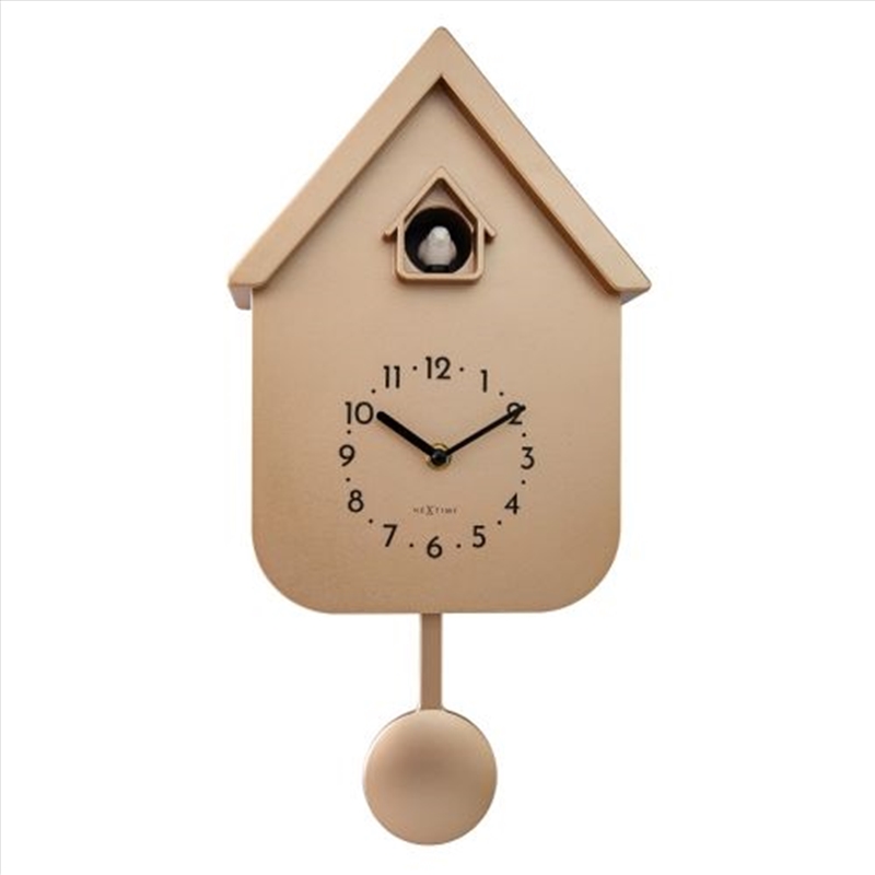 NeXtime Twitter Cuckoo Wall Clock 21.5x41.5x8.5cm - Rose Gold/Product Detail/Clocks