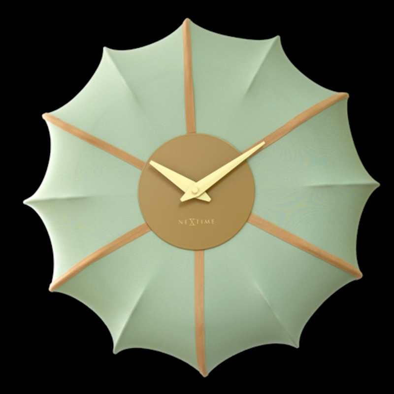 NeXtime Ultimo Wall Clock 50cm - Green Pea/Product Detail/Clocks