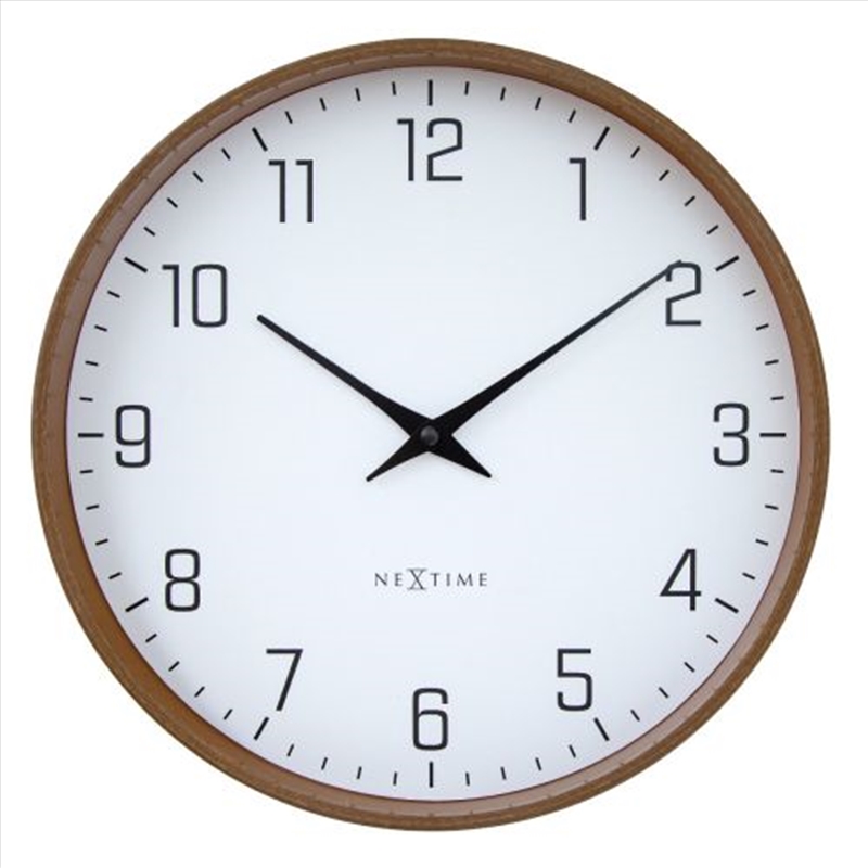 NeXtime Lyra Wall Clock 30cm - White/Product Detail/Clocks