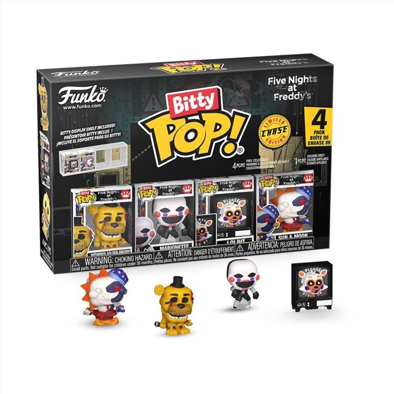 Five Nights at Freddy’s - Withered Golden Freddy Bitty Pop! 4PK/Product Detail/Funko Collections